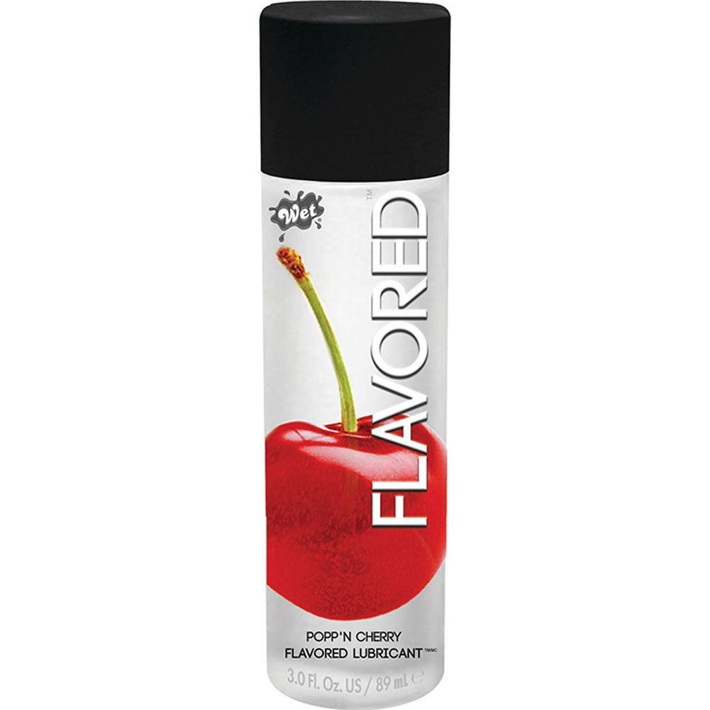 Wet Flavored Personal Lubricant 3 Floz 89 Ml Poppn Cherry 9634