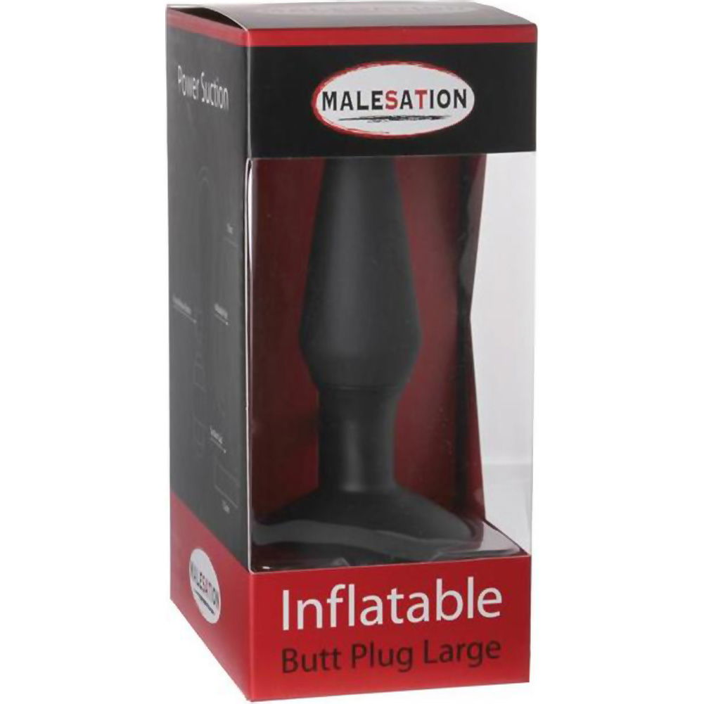 Malesation Inflatable Butt Plug 4 Black Dearladyus