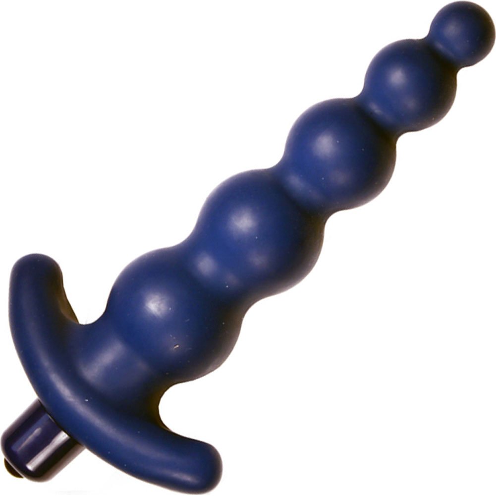 Anchors Away 2 Vibrating Anal Beads 6 Blue Dearladyus