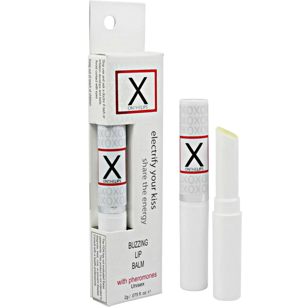 Sensuva X On the Lips Buzzing Lip Balm with Pheromones Counter Display