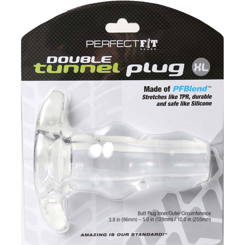 Perfect Fit Double Tunnel Plug 6 Clear