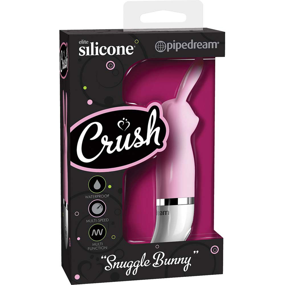 Crush Snuggle Bunny Silicone Vibrator 425 Pink Dearladyus