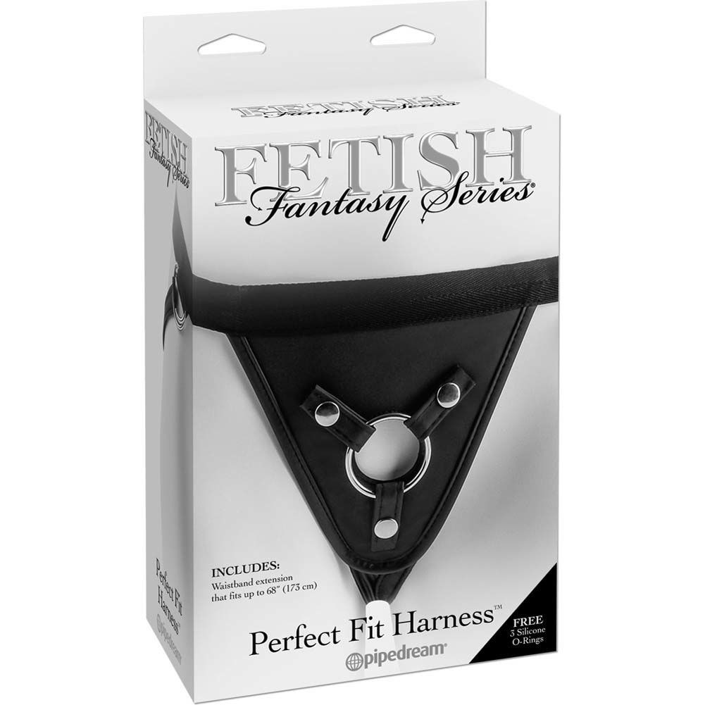 Fetish Fantasy Perfect Fit Strap On Harness Black 