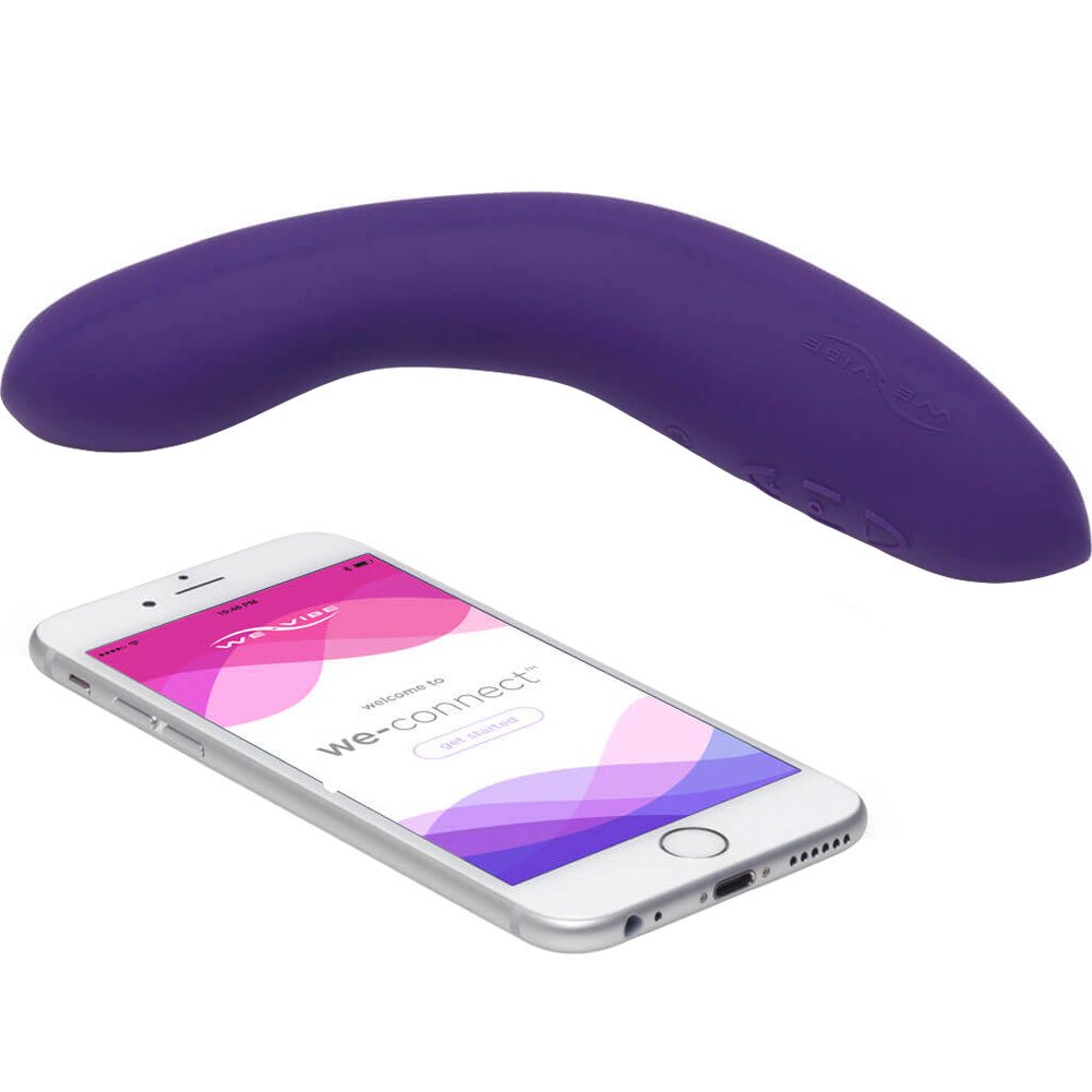 We Vibe Rave Smartphone App Controlled G Spot Stimulator 7 5 Purple