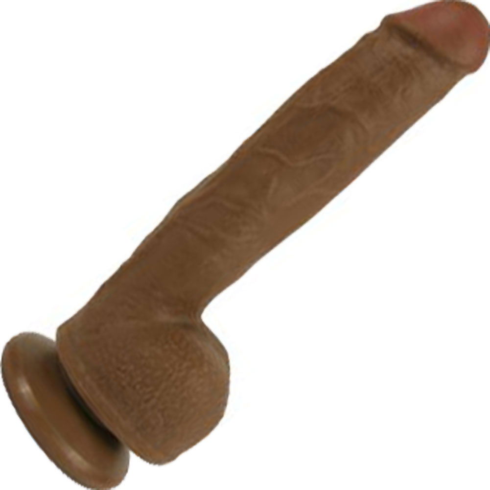 Kaks DualDensity Platinum Silicone Dildo 85 Dark Brown