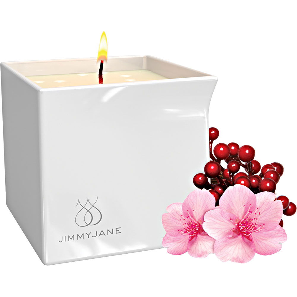 Jimmyjane Afterglow Massage Candle 4 5 Oz 127 G Berry Blossom