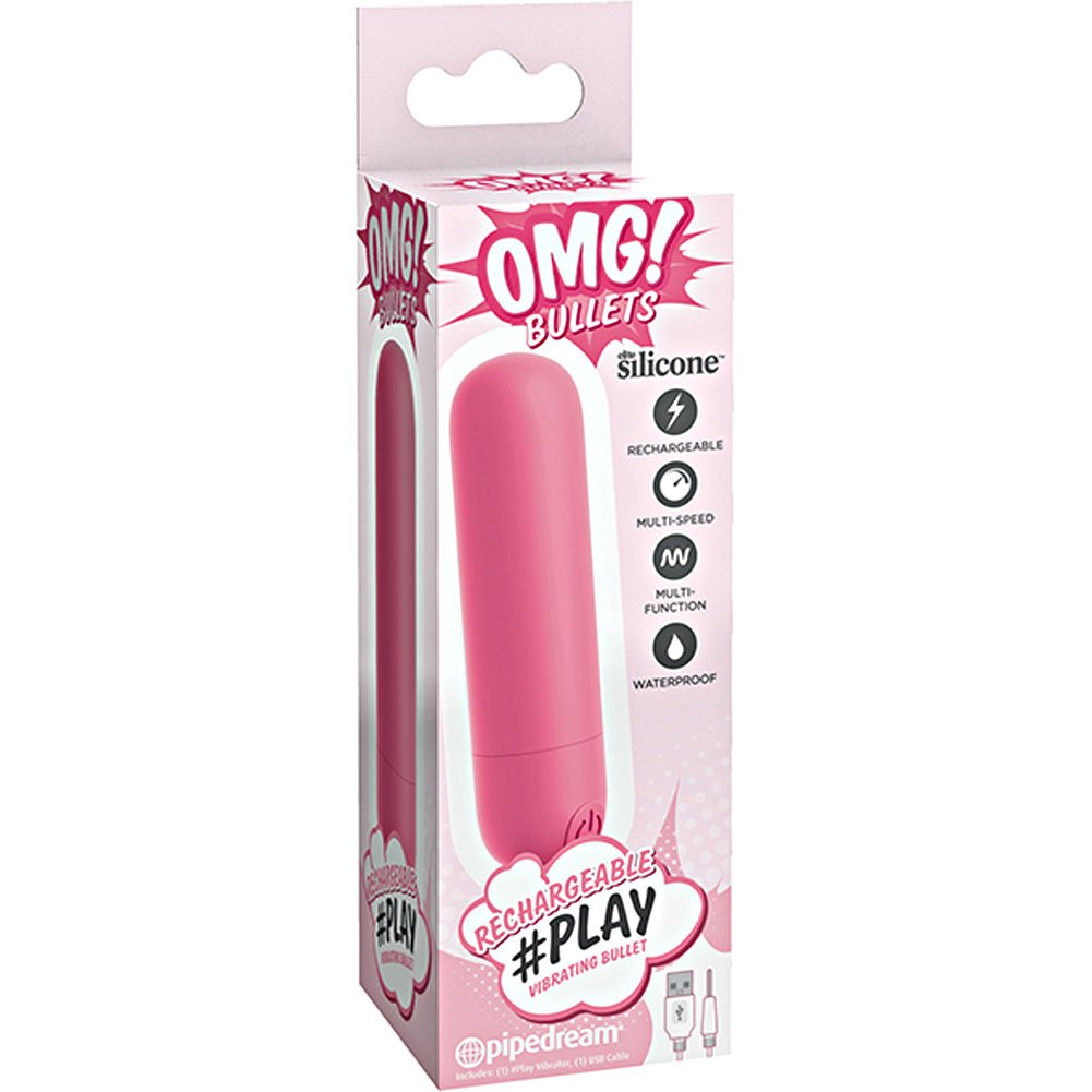 Omg Bullets Play Rechargeable Vibrating Bullet 3 Pink