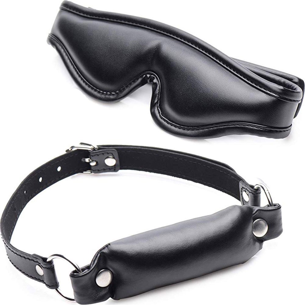 blindfold harness and ball gag
