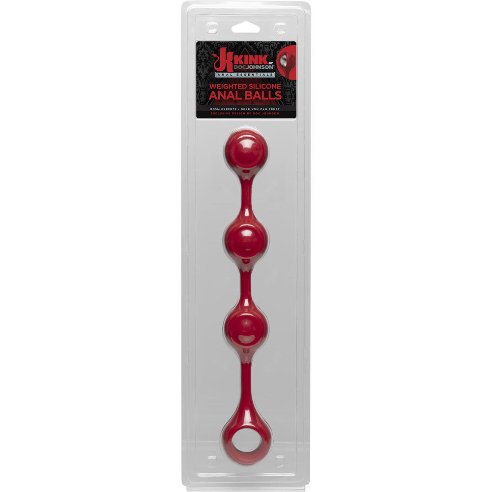 Kink By Doc Johnson Anal Essentials Weighted Silic